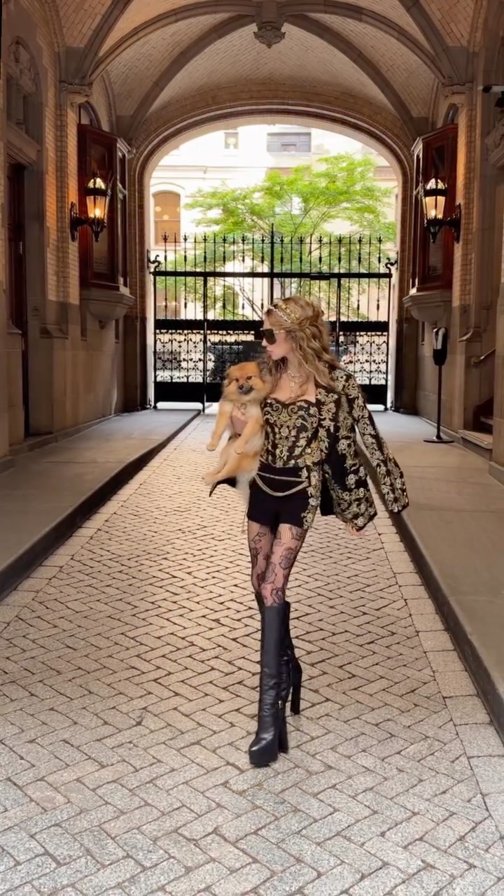 Corset Bodices & Structured Micro Minis look from Alice + Olivia on Instagram